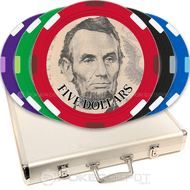 US Currency poker chips