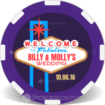vegas sign wedding