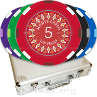 Monte Carlo Casino Poker Chip Set