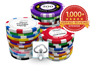 Custom clay poker chips