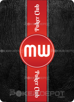 Leather Monogram Personalized Playing Cards