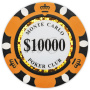 Monte Carlo - $10000 Orange Clay Poker Chips