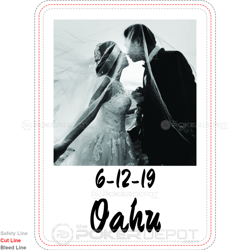 Save The Date Custom Playing Cards