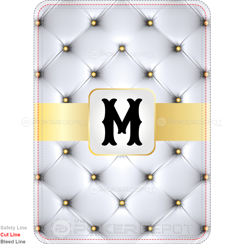 Luxury Monogram Custom Playing Cards