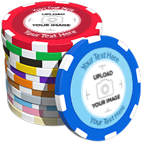 8-Stripe Custom Poker Chips
